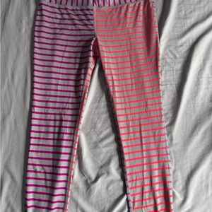 Under Armour Striped Leggings - Purple and Orange